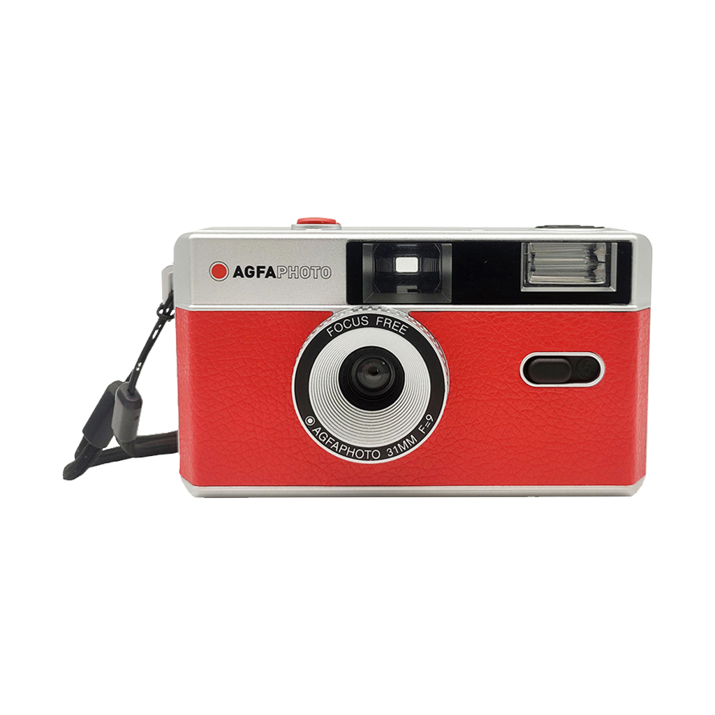 AgfaPhoto Reusable 35mm Film Camera (Red)