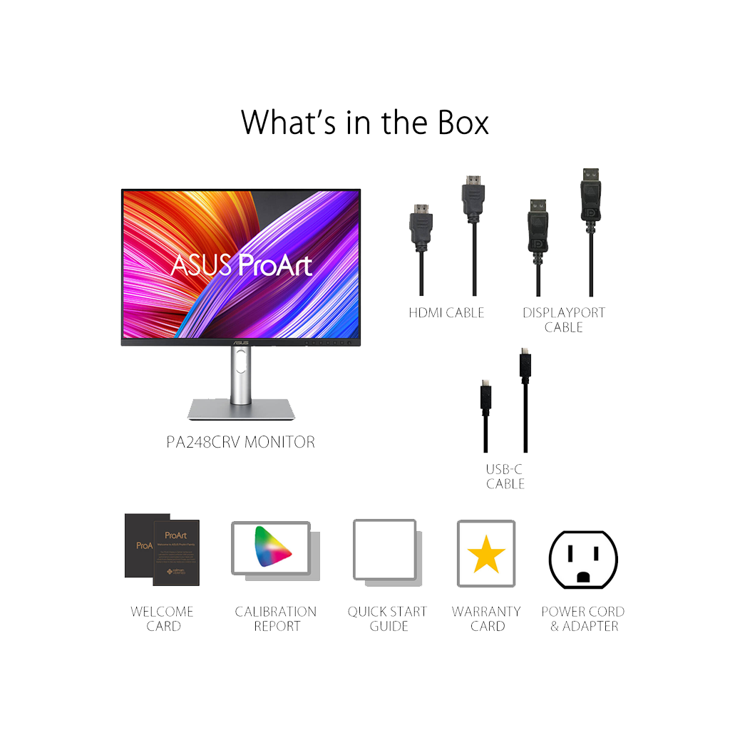 ASUS ProArt Display PA248CRV 24.1" HDR Monitor