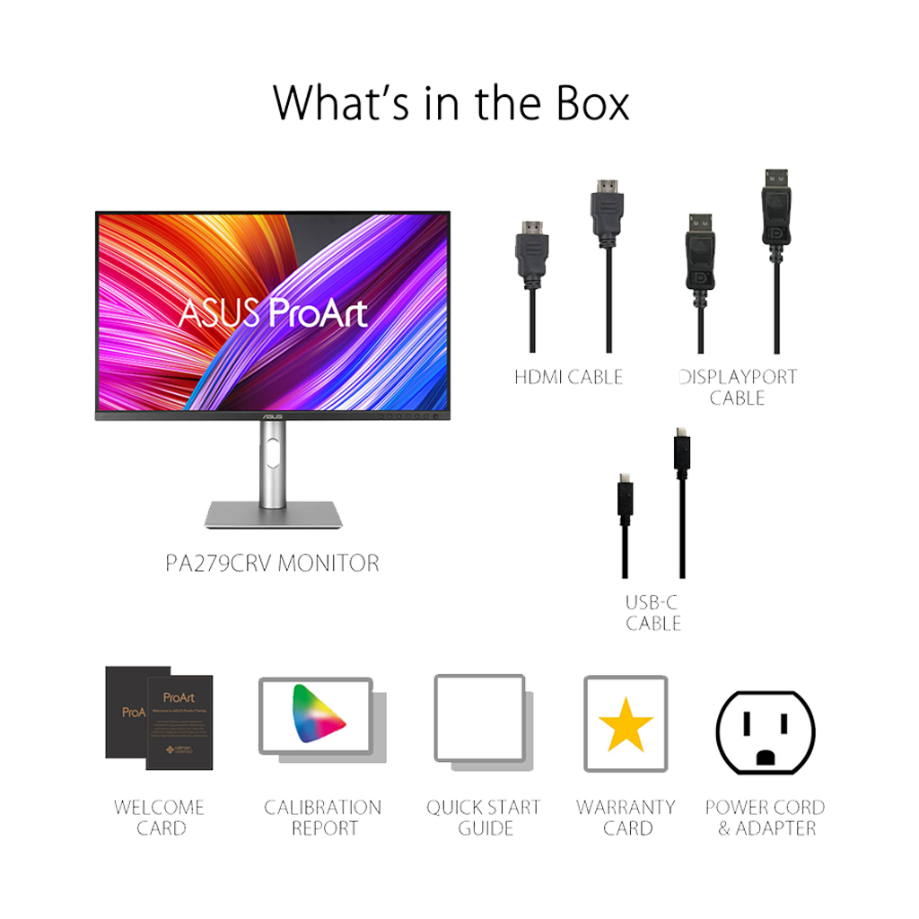 ASUS ProArt Display PA279CRV 27" 4K HDR Monitor