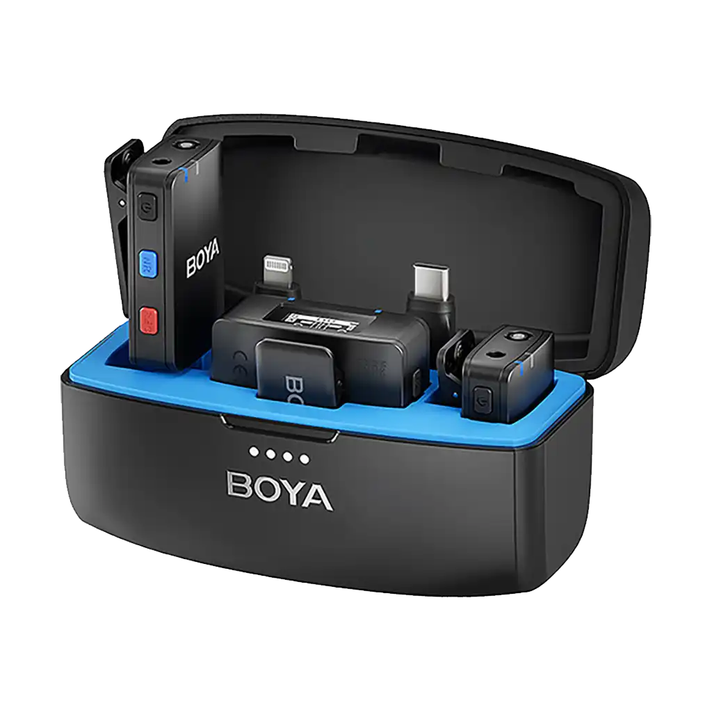 Boya BOYAMIC 2-Person Wireless Microphone System for Cameras and Mobile Devices (2.4 GHz)