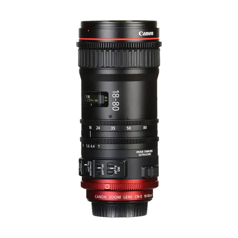 Rental: Canon CN-E 18-80mm T4.4 L IS KAS S COMPACT-SERVO Cine Lens
