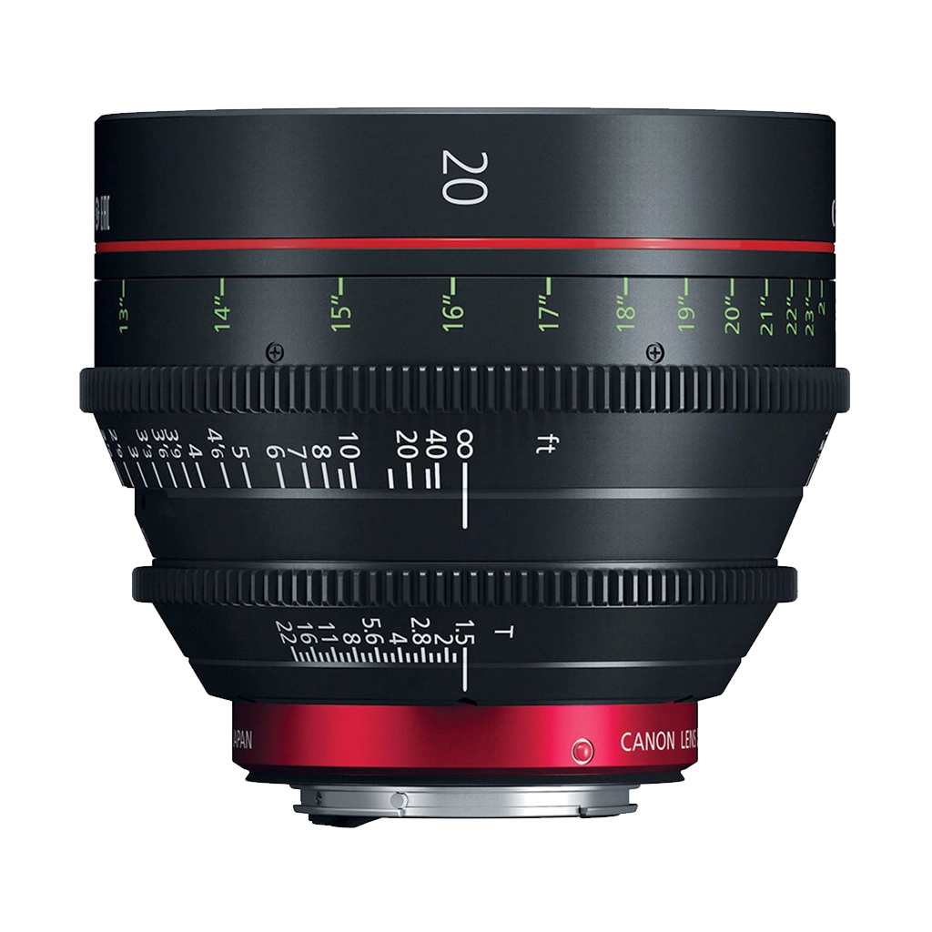 Canon CN-E 20mm T1.5 L Cinema Prime Lens (EF Mount)