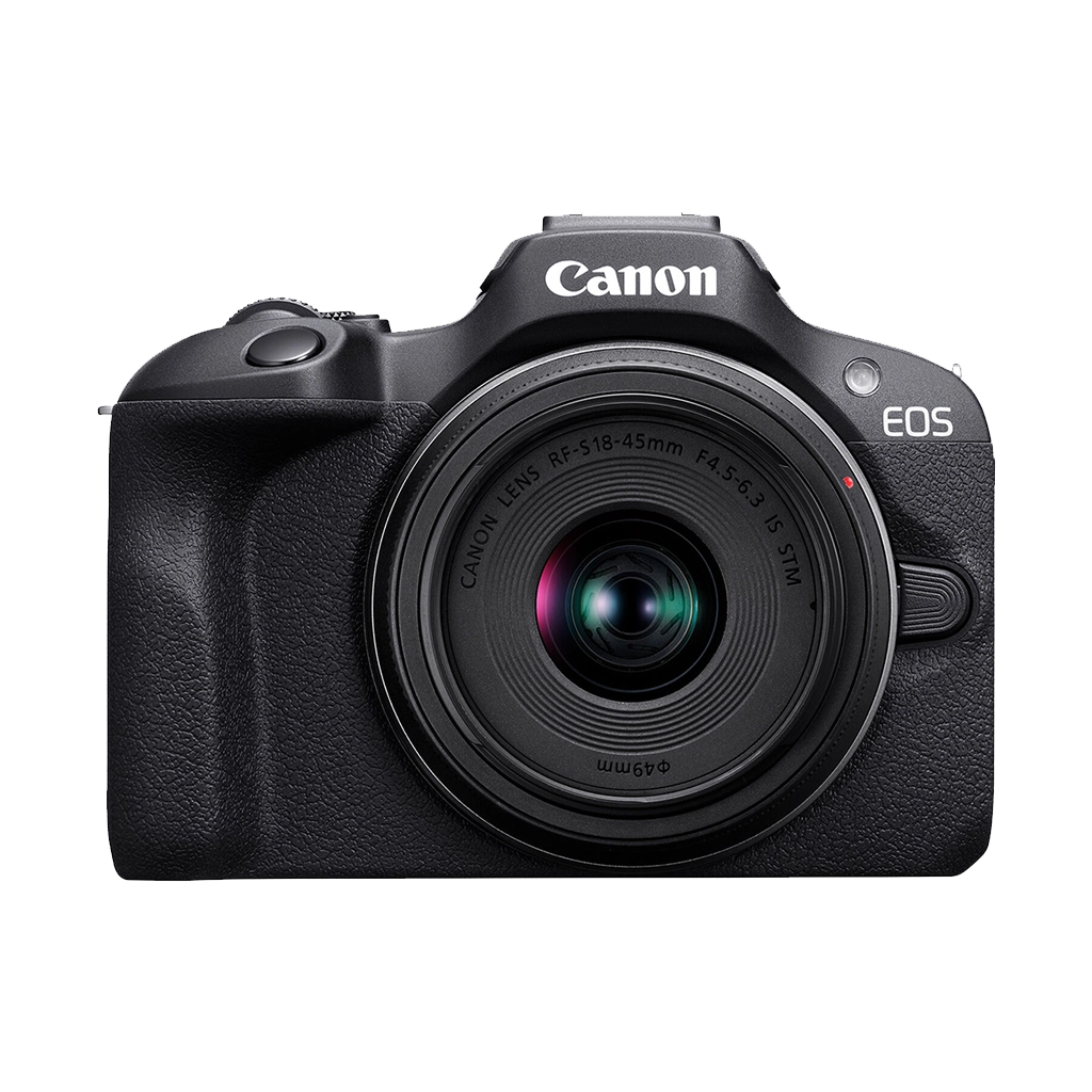 Canon EOS R100 Mirrorless Camera with RF-S 18-45mm Lens