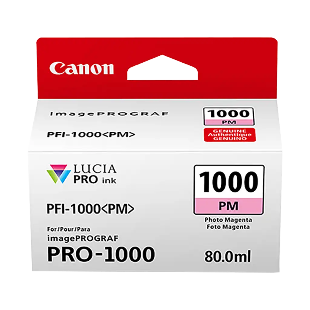 Canon PFI-1000 PM LUCIA PRO Photo Magenta Ink Tank (80mL)