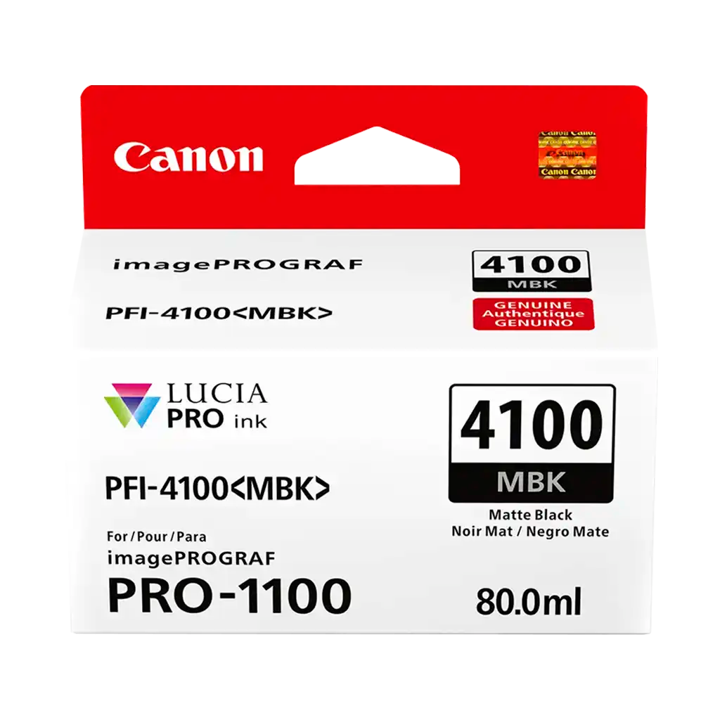 Canon PFI-4100 Matte Black Pigment Ink Tank (80mL)