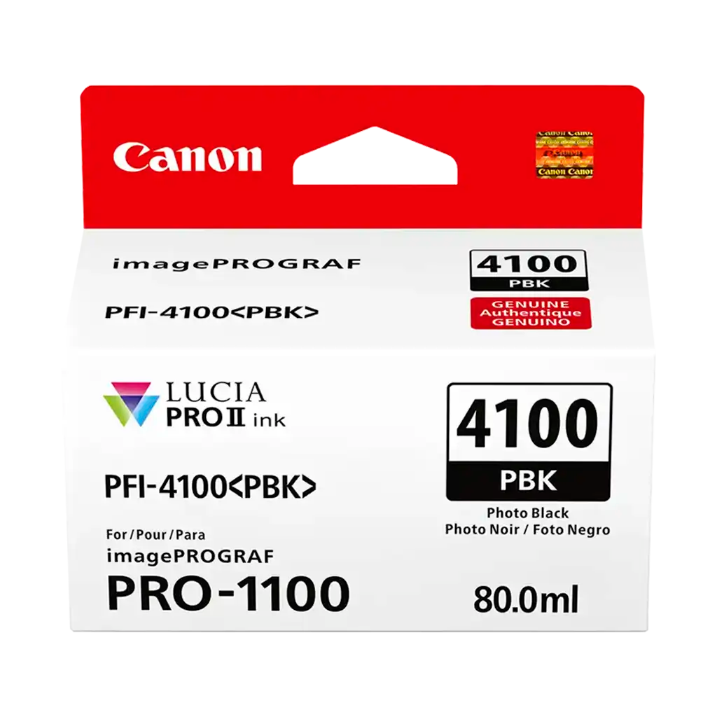 Canon PFI-4100 Photo Black Pigment Ink Tank (80mL)