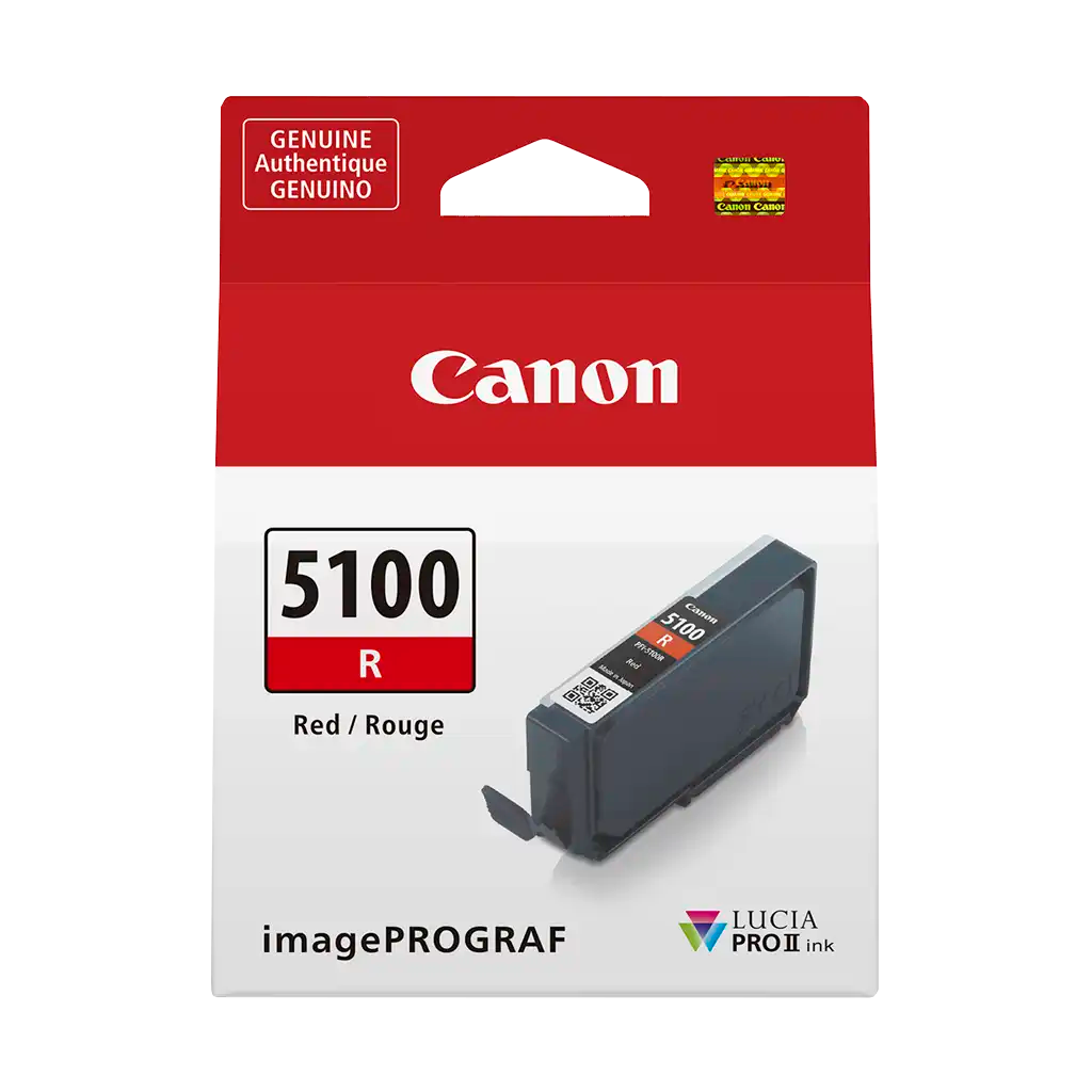 Canon PFI-5100 LUCIA PRO II Red Ink Tank (14.4mL)