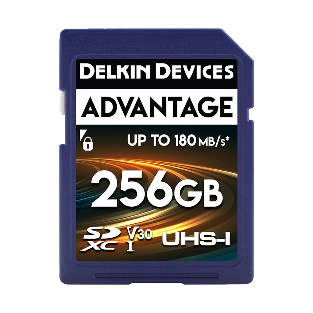 Delkin Devices 256GB Advantage UHS-I SDXC (180MB/s) Memory Card