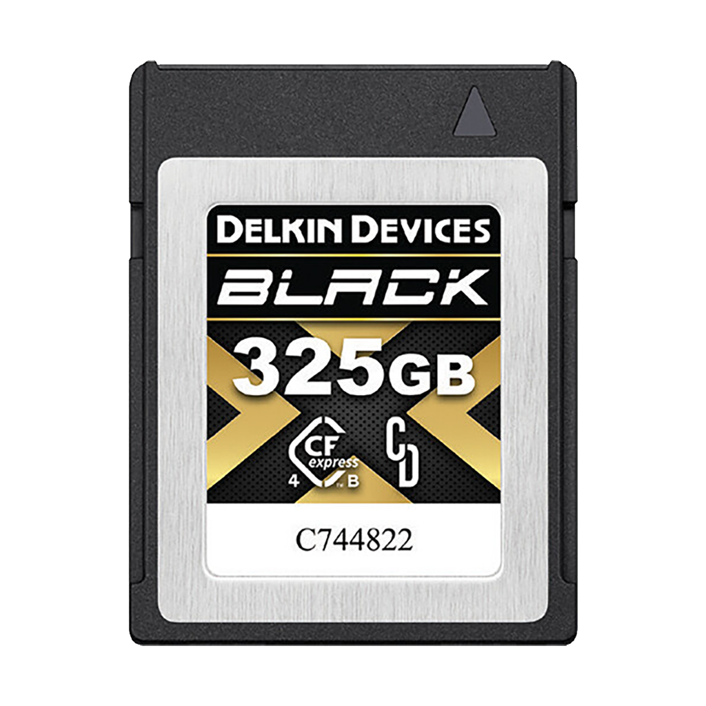 Delkin Devices 325GB BLACK 4.0 CFexpress Type B Memory Card
