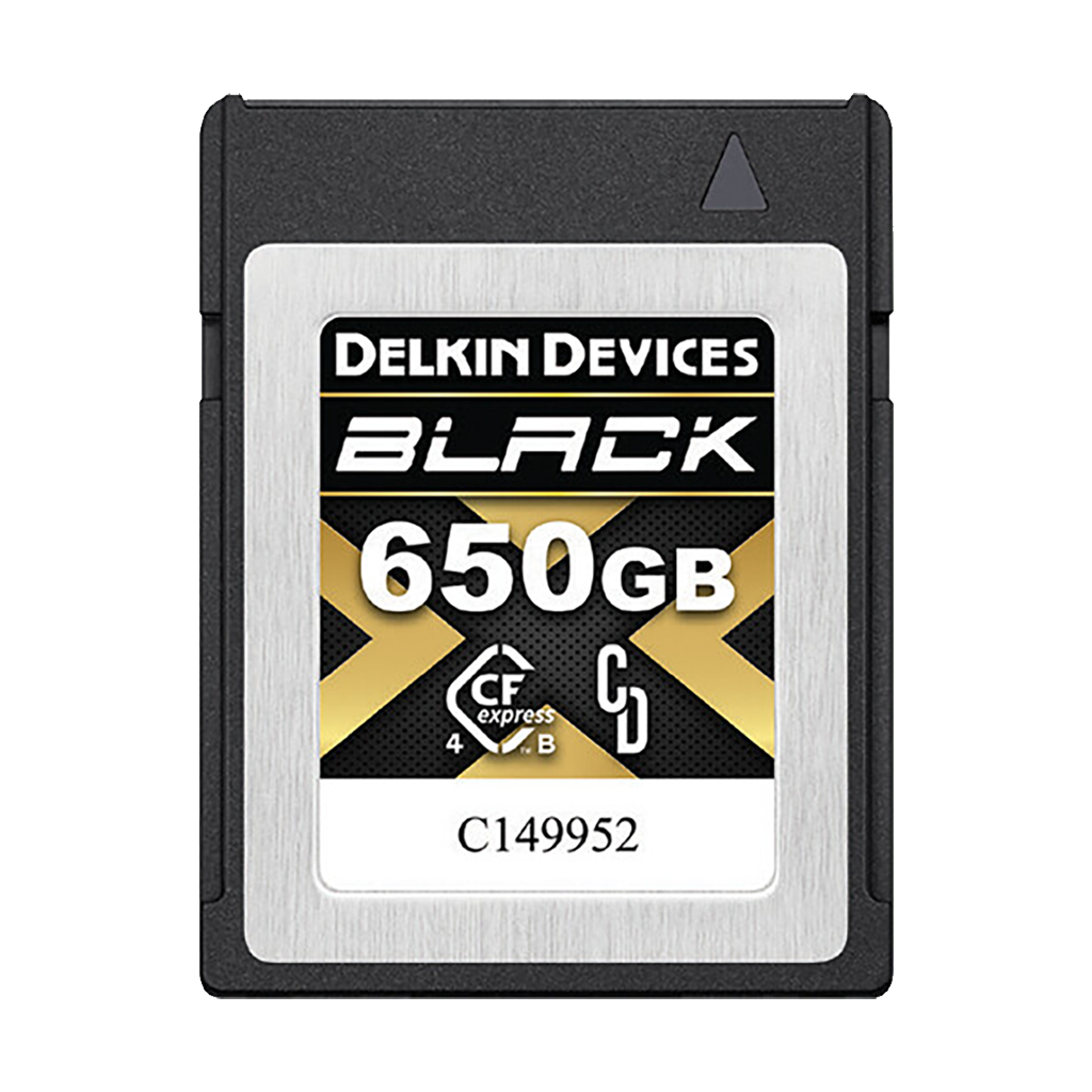 Delkin Devices 650GB BLACK 4.0 CFexpress Type B Memory Card