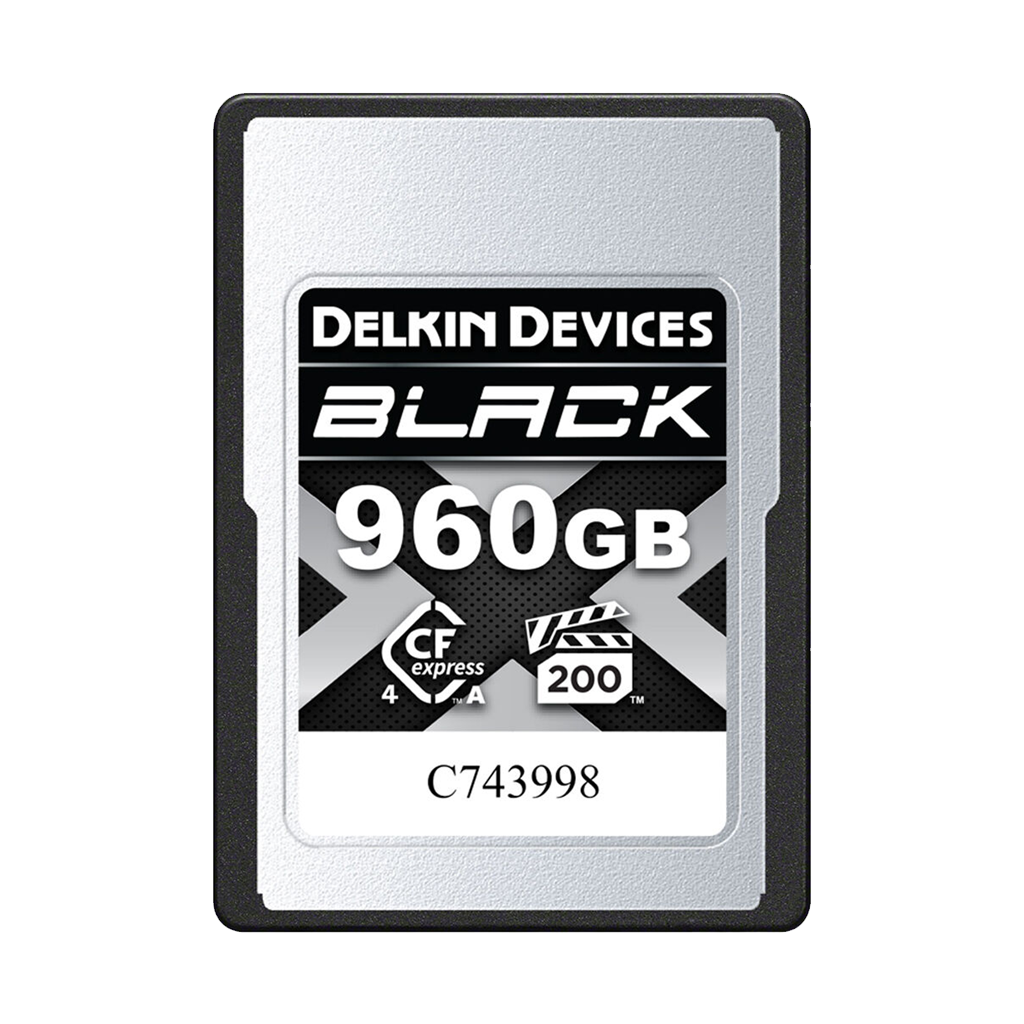 Delkin Devices 960GB BLACK CFexpress Type A 4.0 Memory Card