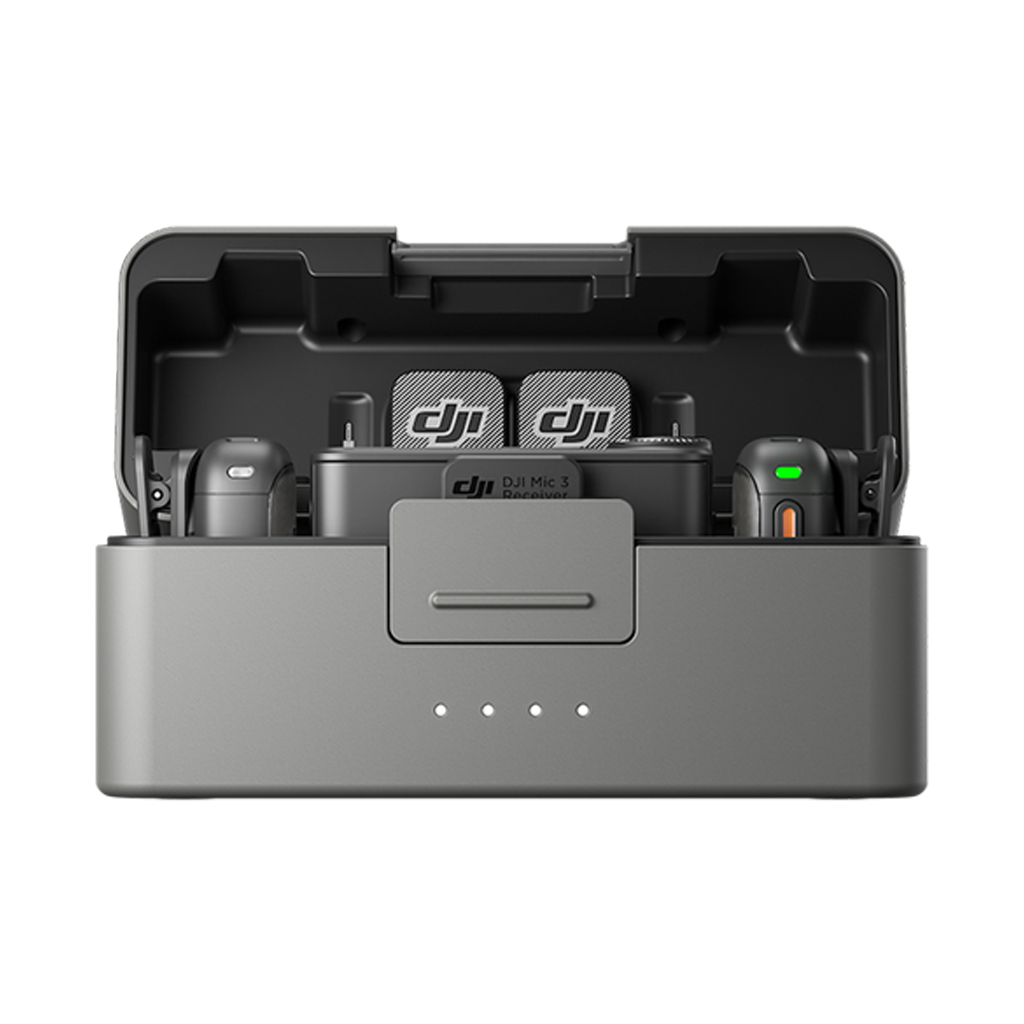 DJI Mic 3 2-Person Compact Digital Wireless Microphone System/Recorder for Camera and Smartphone (2.4 GHz)