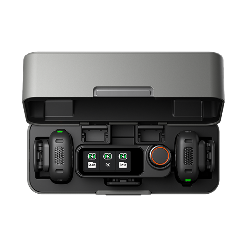 DJI Mic 3 2-Person Compact Digital Wireless Microphone System/Recorder for Camera and Smartphone (2.4 GHz)