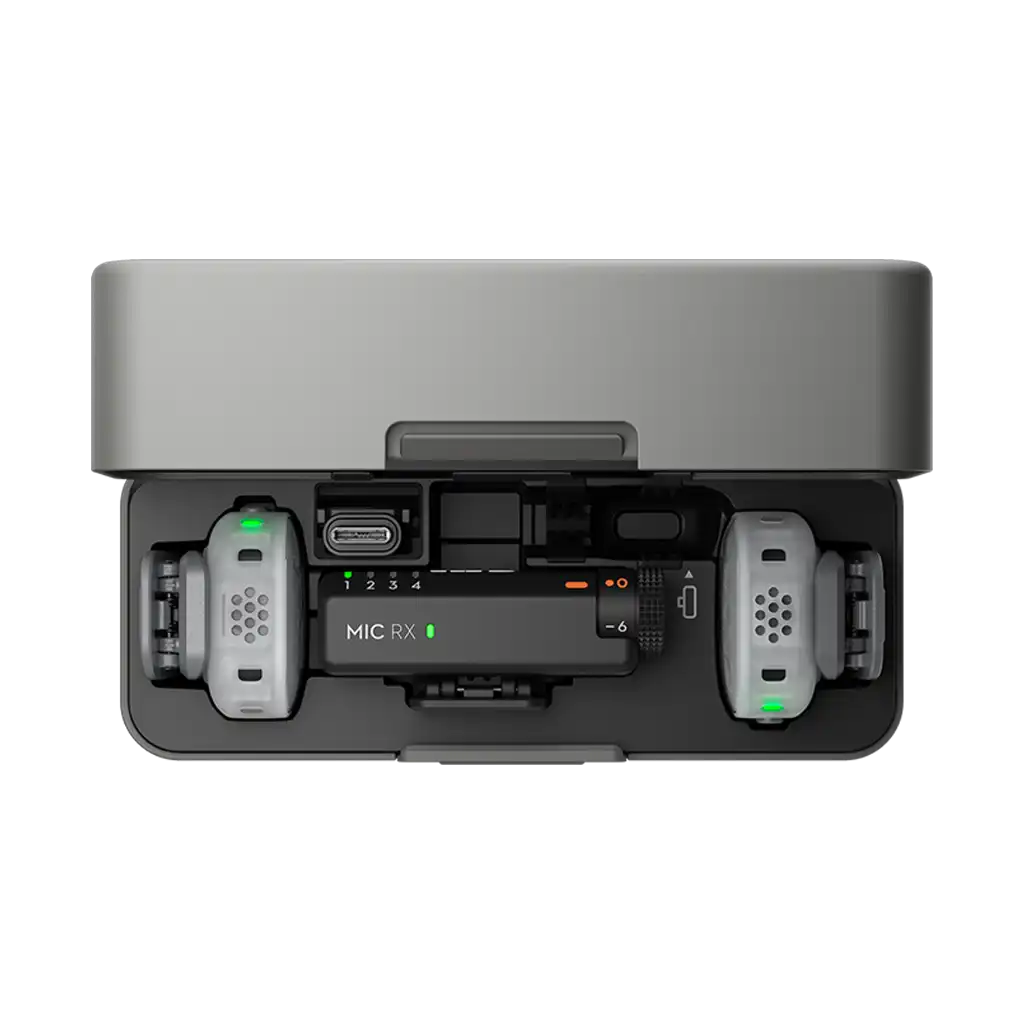DJI Mic Mini 2S Two-Person Compact Wireless Microphone System for Camera and Smartphone