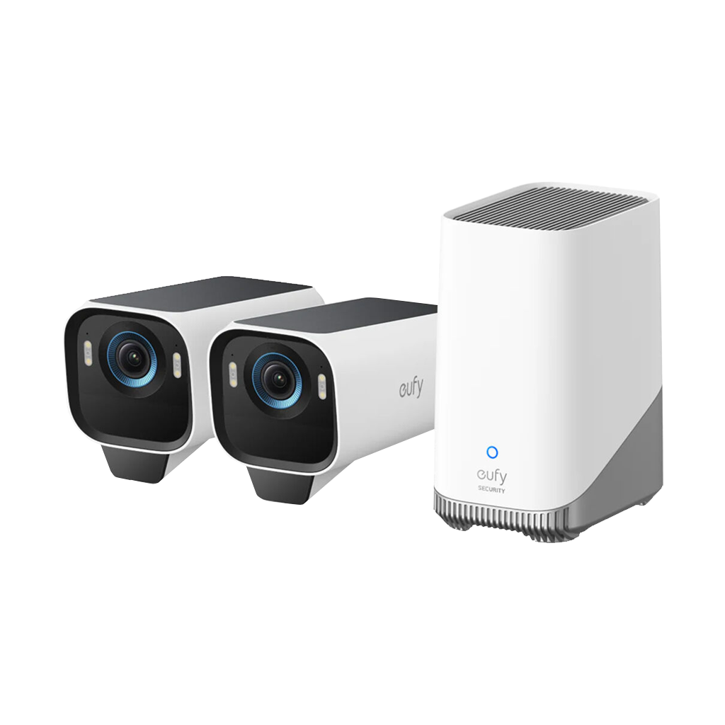 Eufy Security eufyCam S3 Pro 4K UHD Wireless Security Two-Camera Kit with Eufy Security Smart Display E10