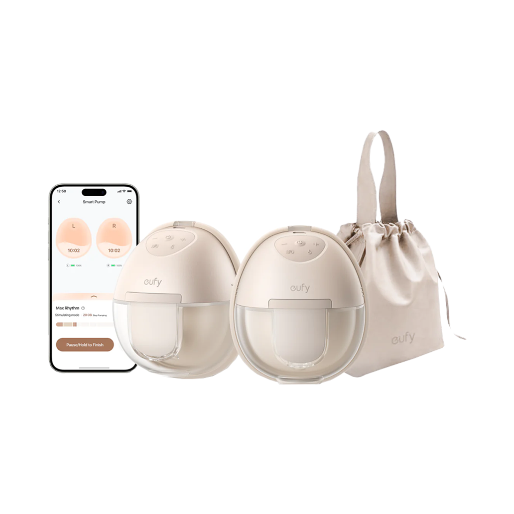 Eufy Wearable Breast Pump S1 with Eufy Baby Monitor E20