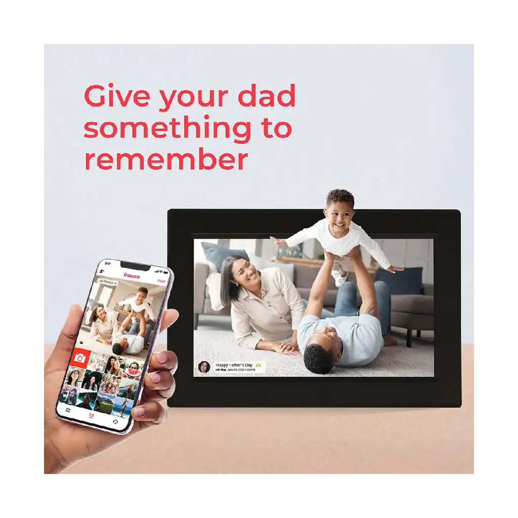Frameo 10.1” WiFi Digital Photo Frame Black