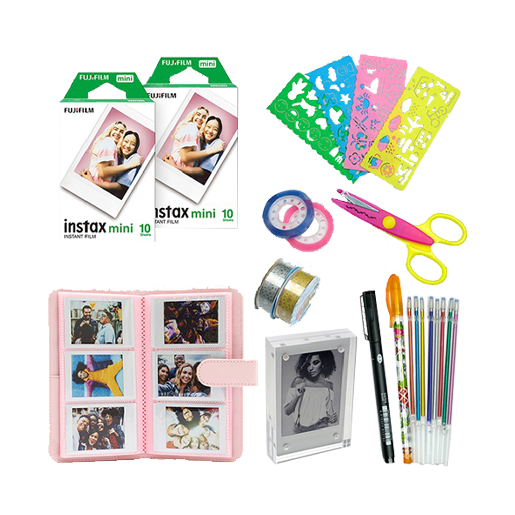 Fujifilm Instax Mini 12 Festive Kit (Blossom Pink)