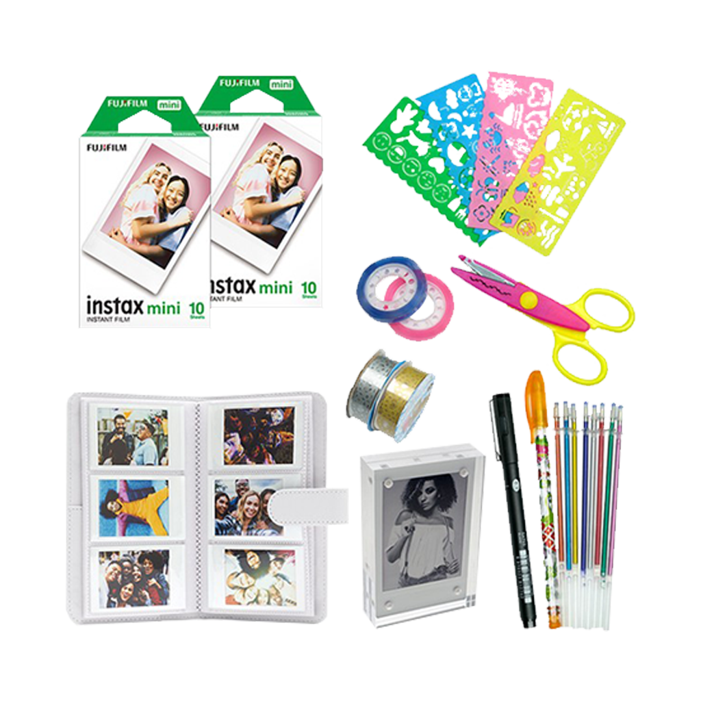Fujifilm Instax Mini 12 Festive Kit (Clay White)