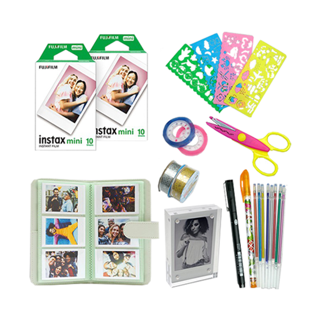 Fujifilm Instax Mini 12 Festive Kit (Mint Green)