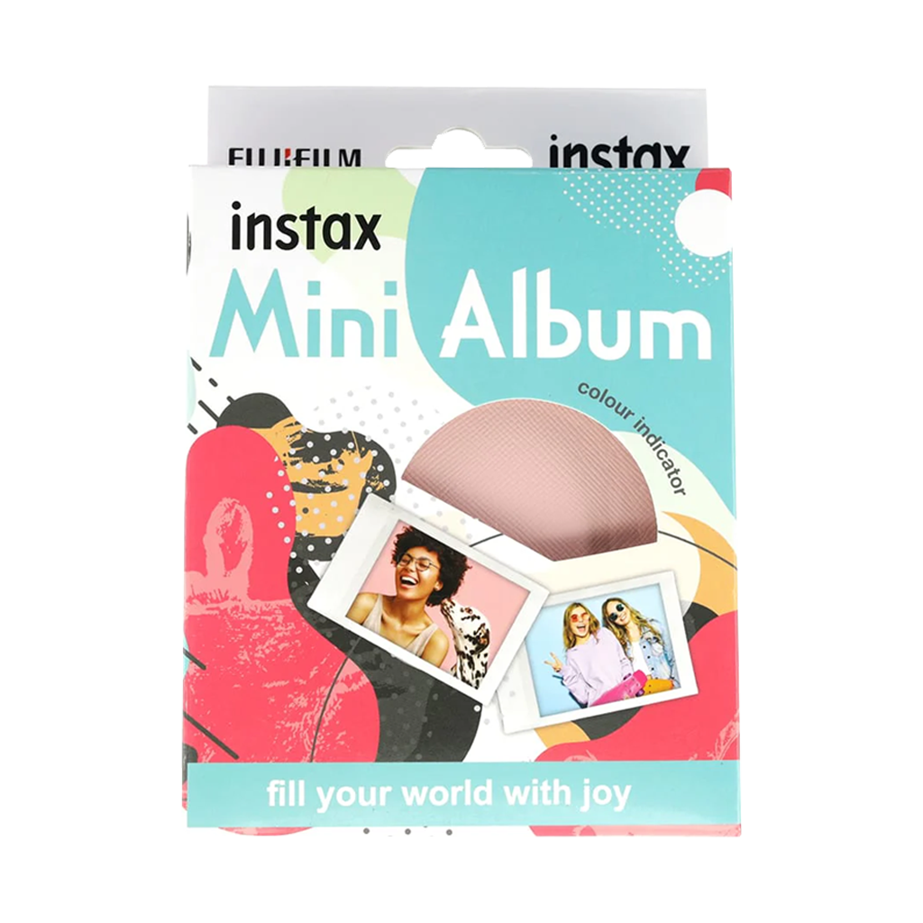 Fujifilm Instax Mini 12 Vinyl Album (Blossom Pink)