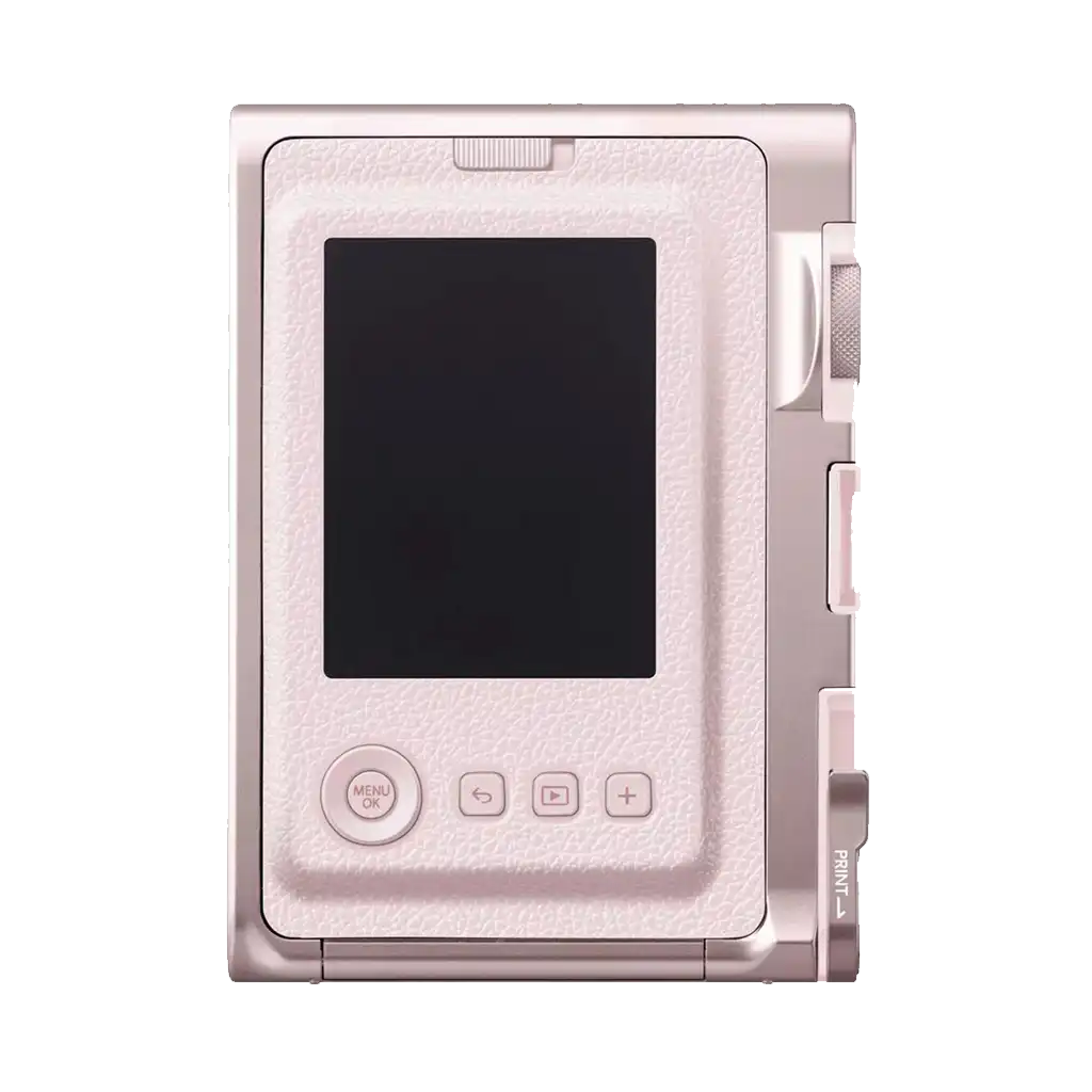 Fujifilm Instax Mini Evo Hybrid Instant Camera with 1 Fujifilm Instax Mini Instant Film and Instax Evo Case (Gentle Rose)