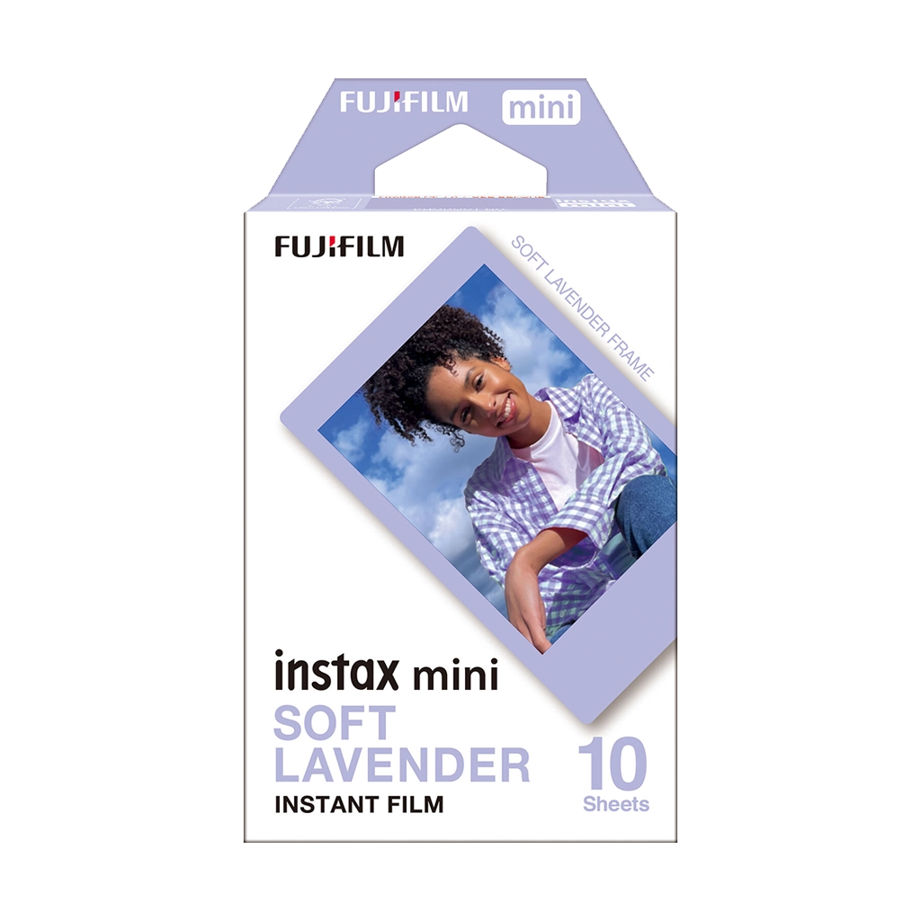 Fujifilm Instax Mini Instant Film - Soft Lavender (10 Shots)
