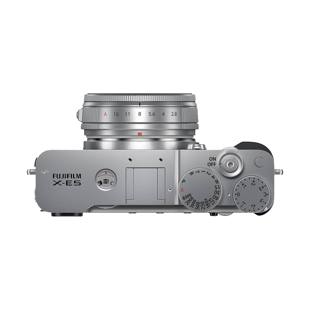 Fujifilm X-E5 Mirrorless Camera with XF 23mm f/2.8 Lens (Silver)