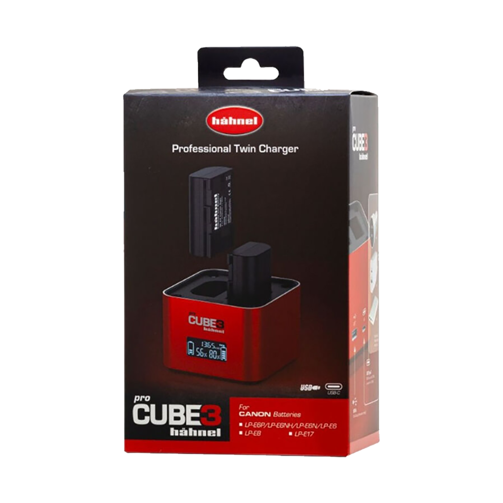 Hahnel ProCube3 Charger for Select Canon Batteries