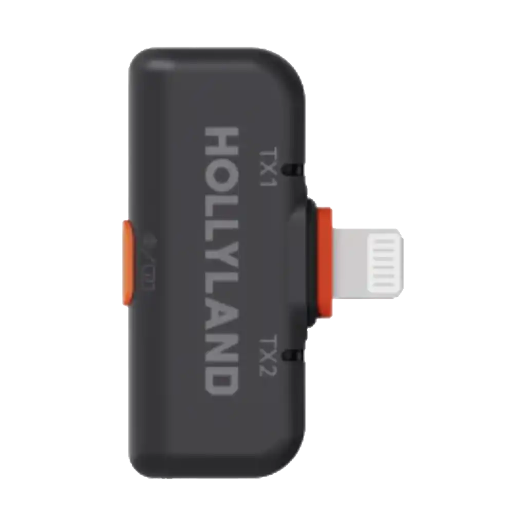 Hollyland LARK M2S Wireless Receiver with Lightning Connector for Mobile Devices (2.4 GHz, Space Gray)