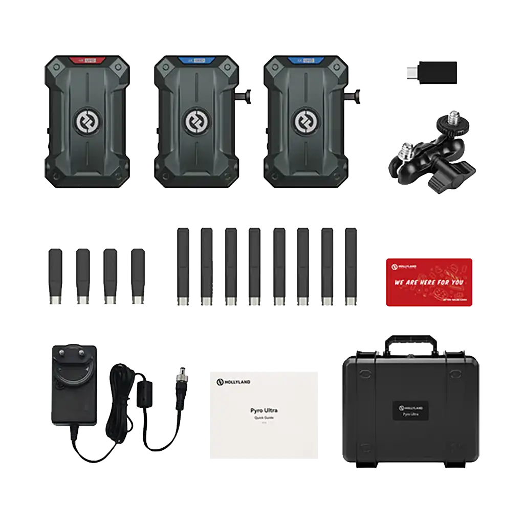 Hollyland Pyro Ultra 4K HDMI/SDI Wireless Video Dual Receiver Transmission System