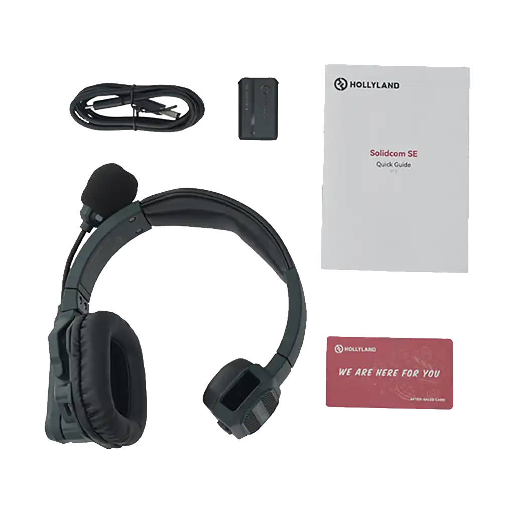 Hollyland Solidcom SE Global Full-Duplex Wireless Single-Ear Remote Headset