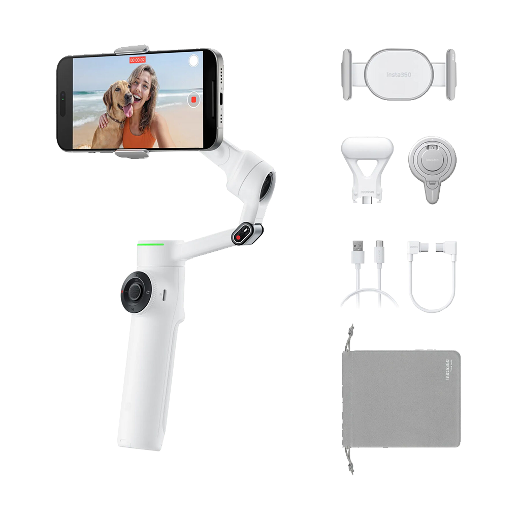 Insta360 Flow 2 Pro Smartphone Gimbal Stabilizer Creator Kit (Gray)