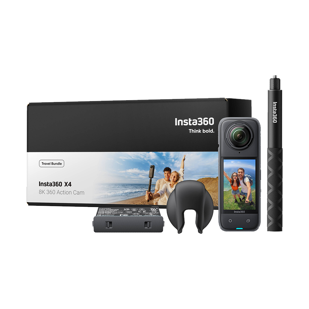 Insta360 X4 360° 8K Camera Travel Kit