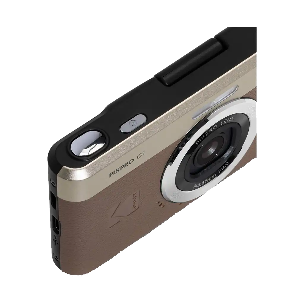 Kodak PIXPRO C1 Compact Digital Camera (Brown)