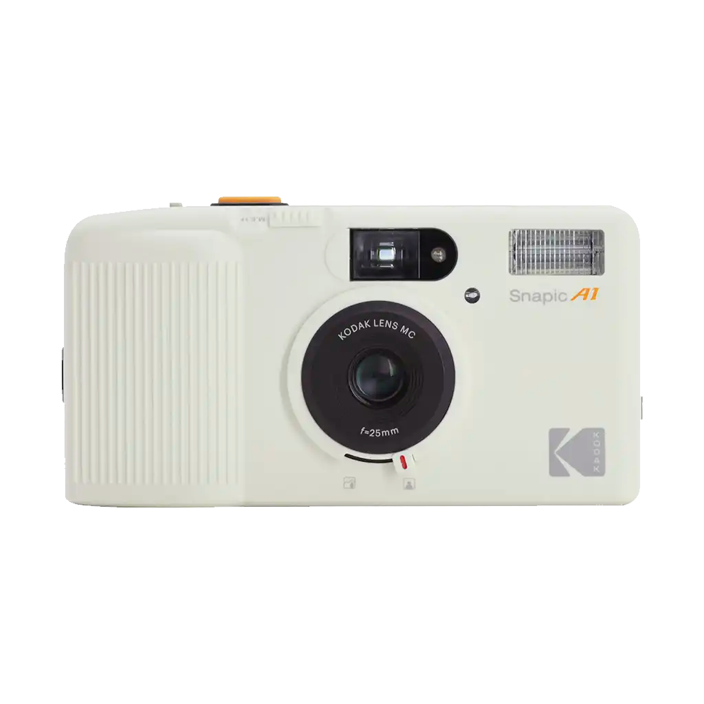 Kodak Snapic A1 35mm Film Camera (Ivory White)