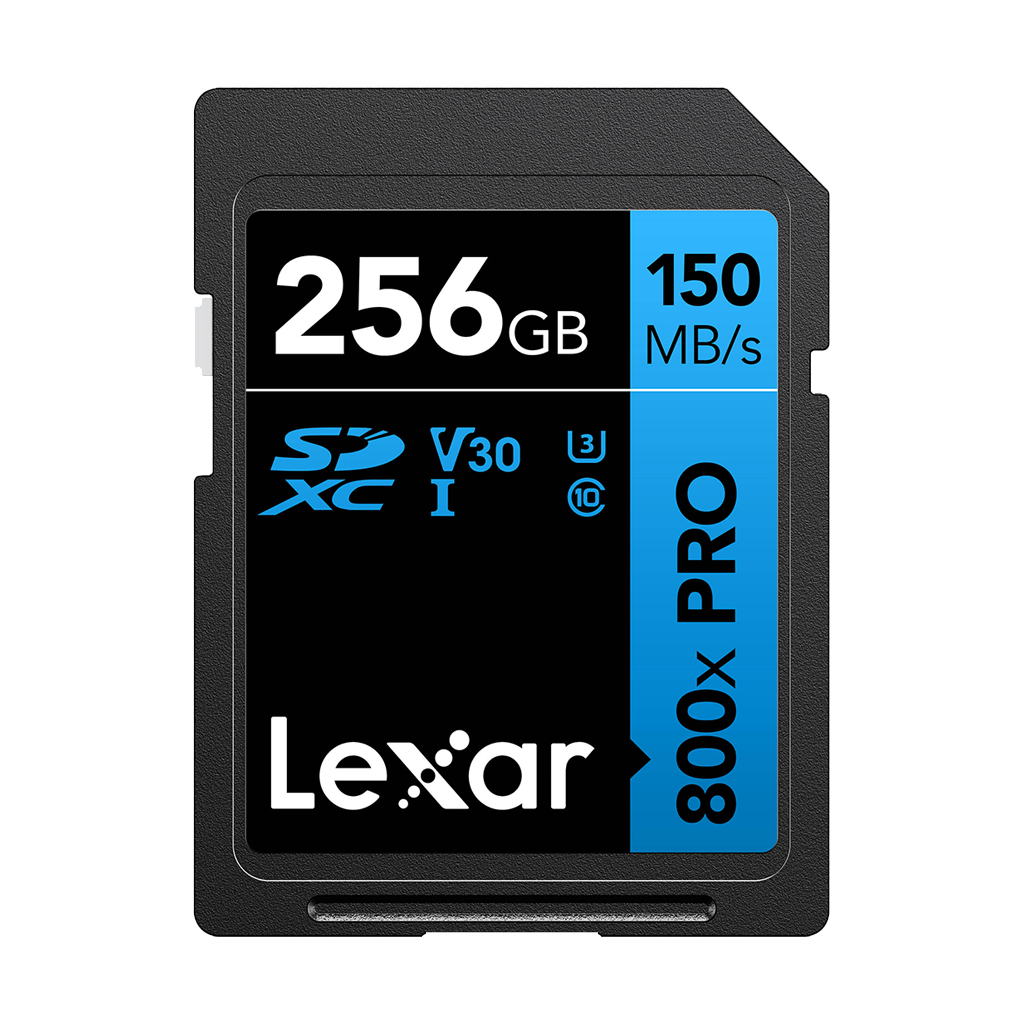 Lexar 256GB High-Performance 800x PRO UHS-I SDXC Card (BLUE Series)