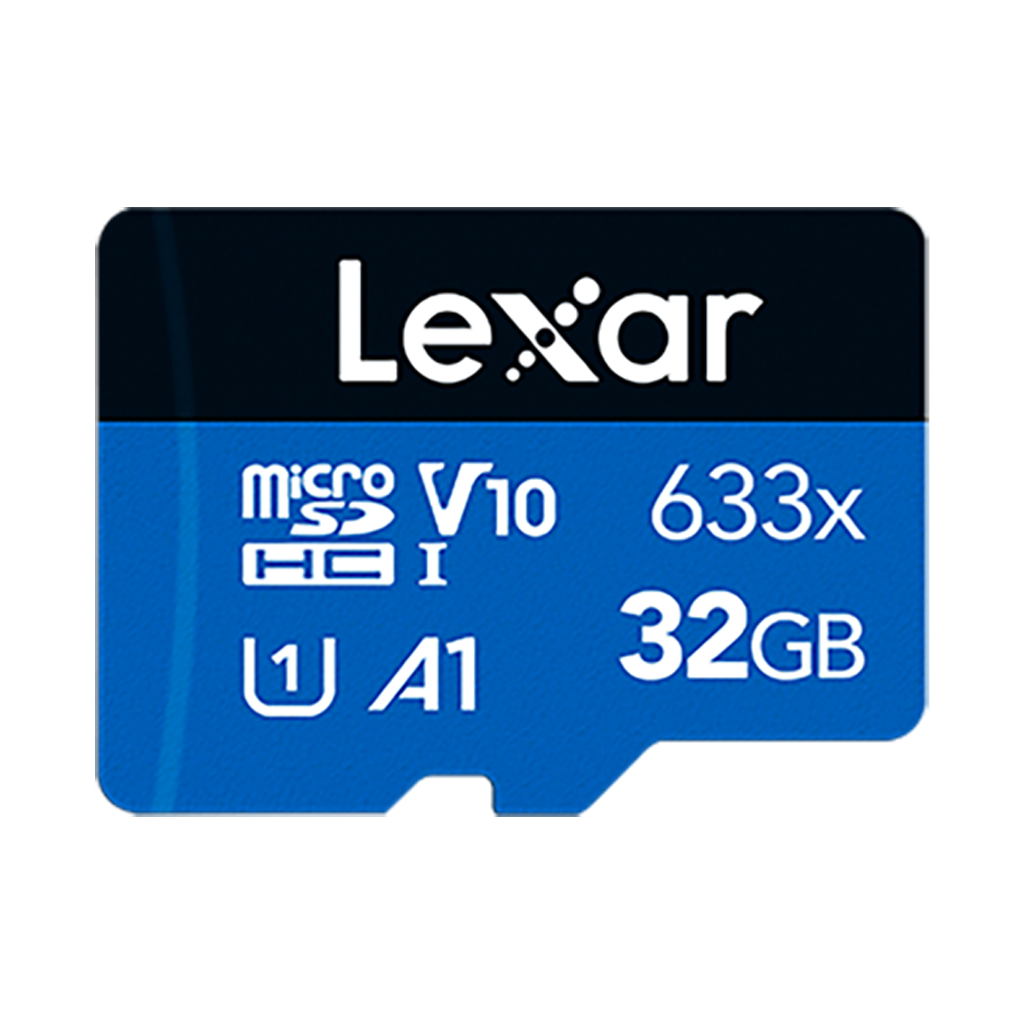 Lexar 32GB microSDHC 633x 100MB/s UHS-I Memory Card
