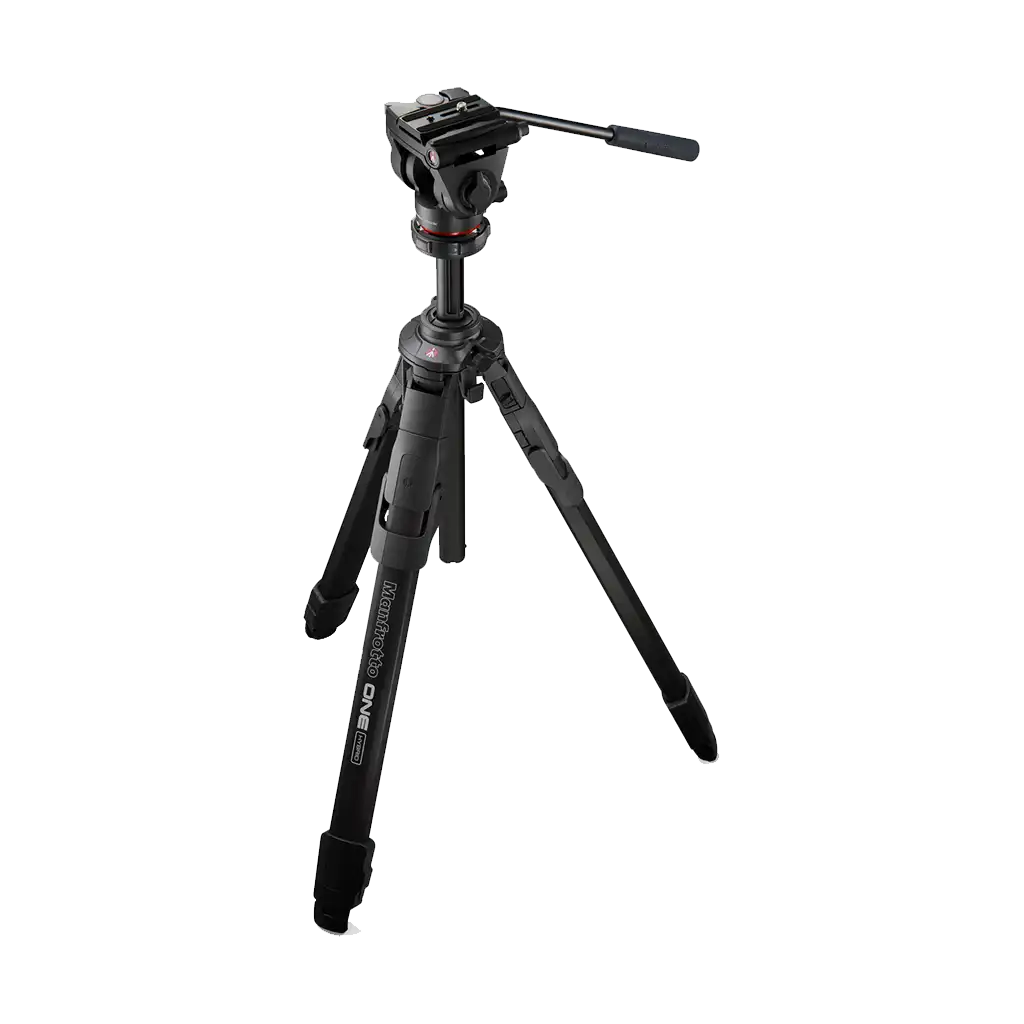 Manfrotto ONE Hybrid Aluminium Tripod with 500X Fluid Head - Orms