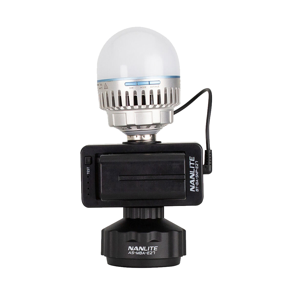 Nanlite E27 Magnetic Mount with Power Cable for PavoBulb 10C