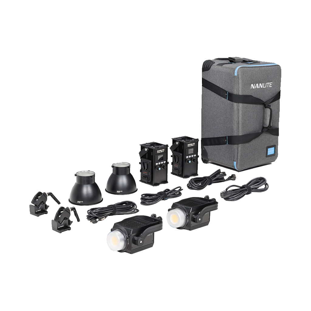 Nanlite Forza 300 II Daylight LED Monolight (Travel 2-Light Kit)