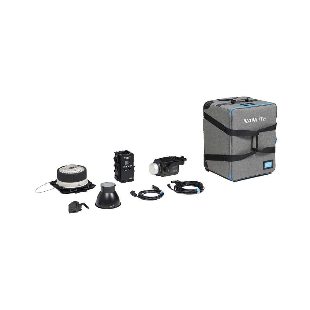 Nanlite Forza 300B II Bi-Color LED Monolight (Fresnel and Rolling Case Kit)