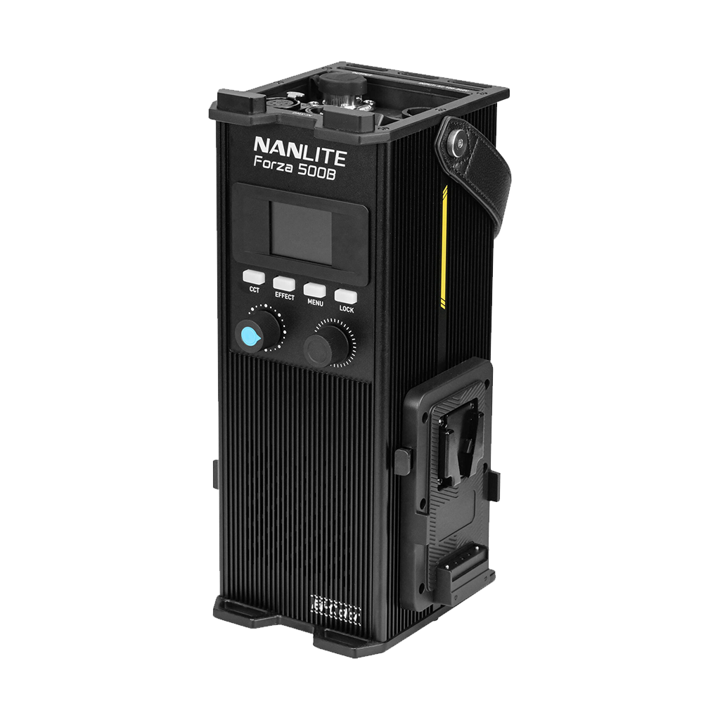 Nanlite Forza 500B II Bi-Color LED Monolight (Fresnel and Rolling Case Kit)