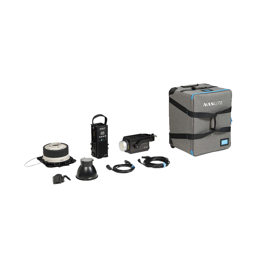 Nanlite Forza 500B II Bi-Color LED Monolight (Fresnel and Rolling Case Kit)