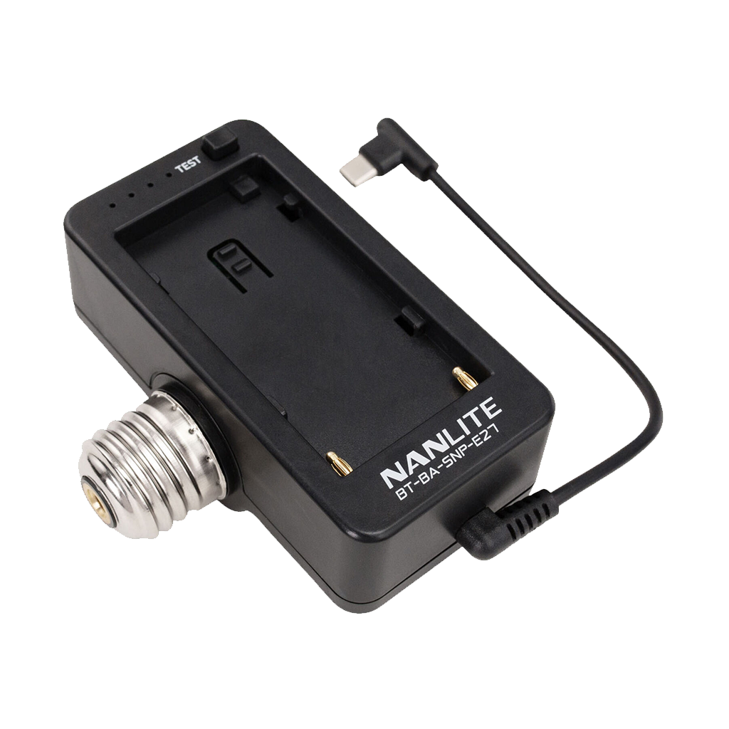 Nanlite NP-F Battery Adapter and Mount for PavoBulb 10C