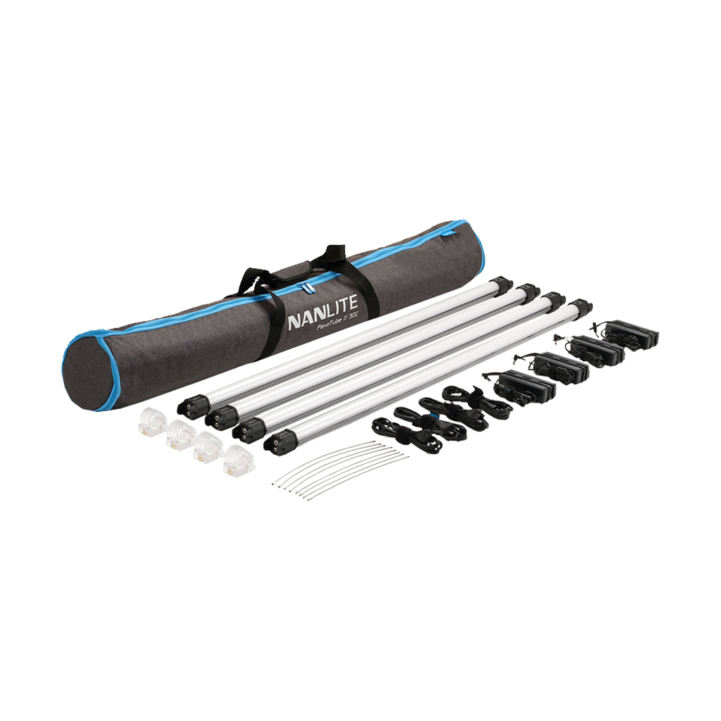 Nanlite PavoTube II 30C RGB LED Tube Light (120cm, 4-Light Kit)