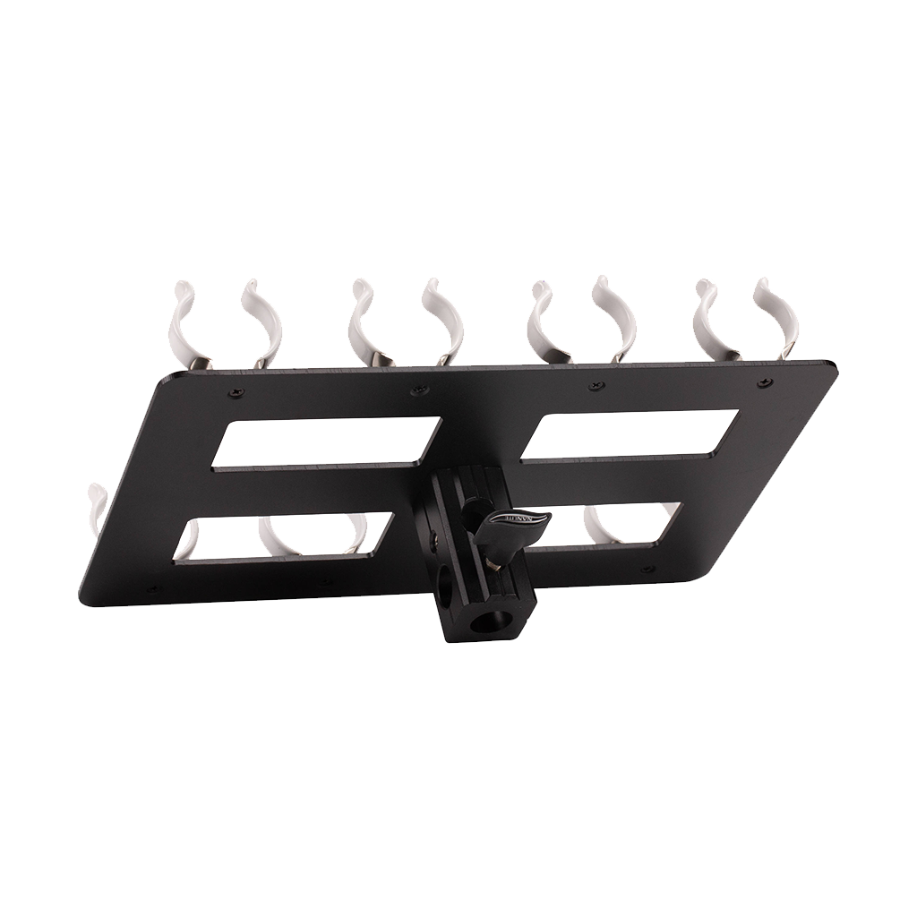 Nanlite PavoTube Quad Bank T12 LED Tube Gooseneck Mount with 5/8" Receiver