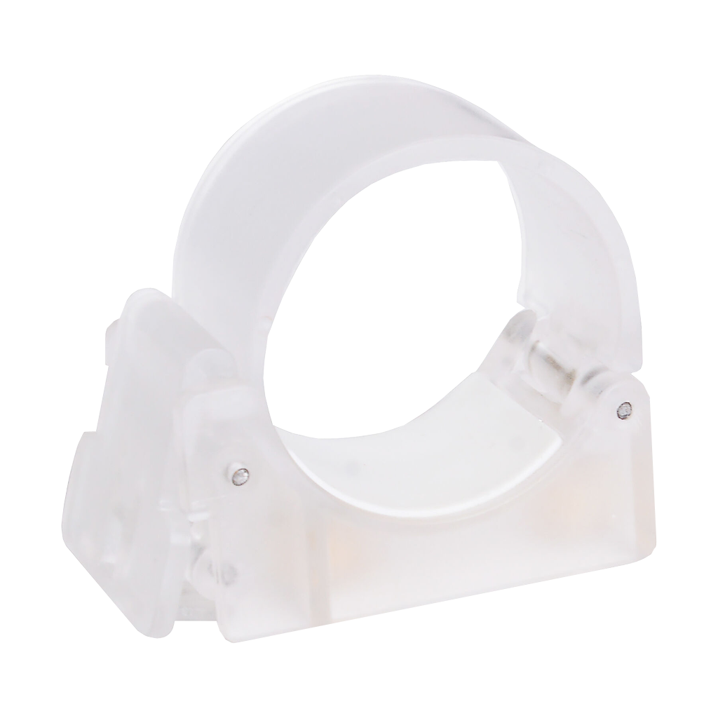 Nanlite PavoTube Transparent Polycarbonate Clip with Two 1/4"-20 Receivers
