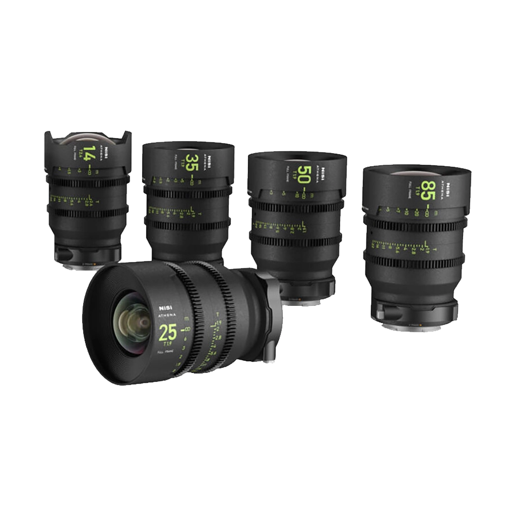 NiSi ATHENA PRIME T2.4/1.9 Full-Frame 5-Lens Kit (E Mount)