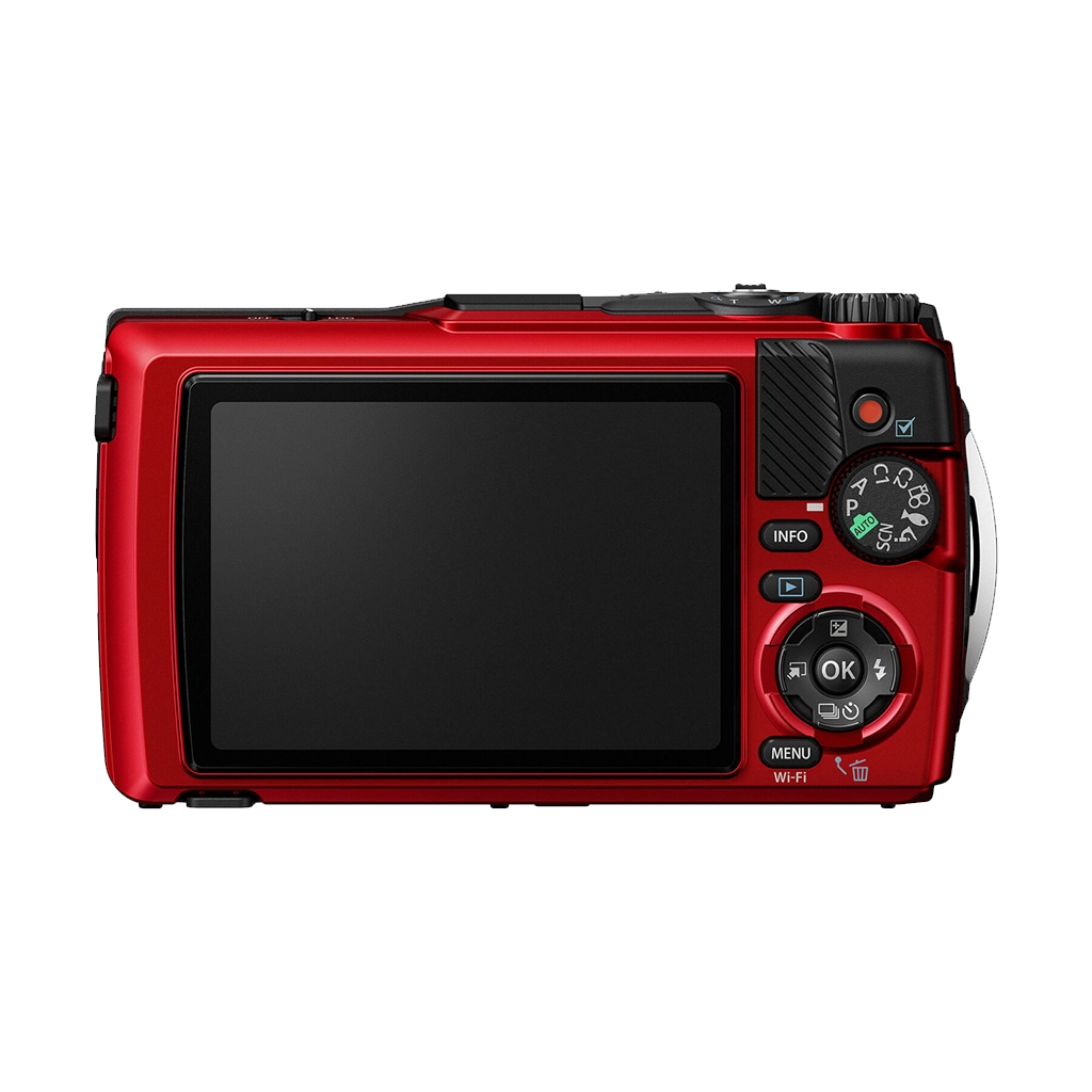 OM SYSTEM Tough TG-7 Digital Camera (Red)